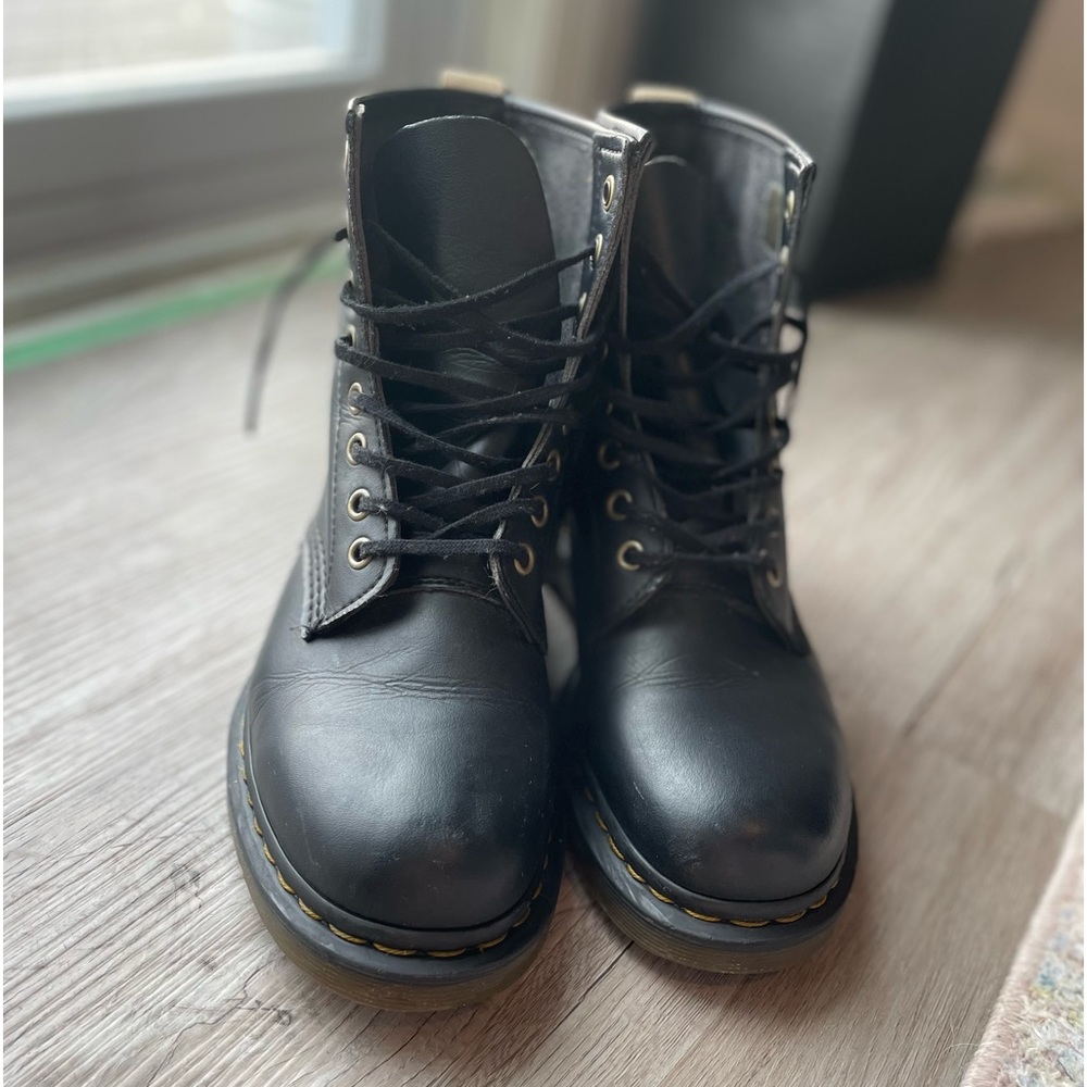 Black Dr. Martens boots - vegan leather